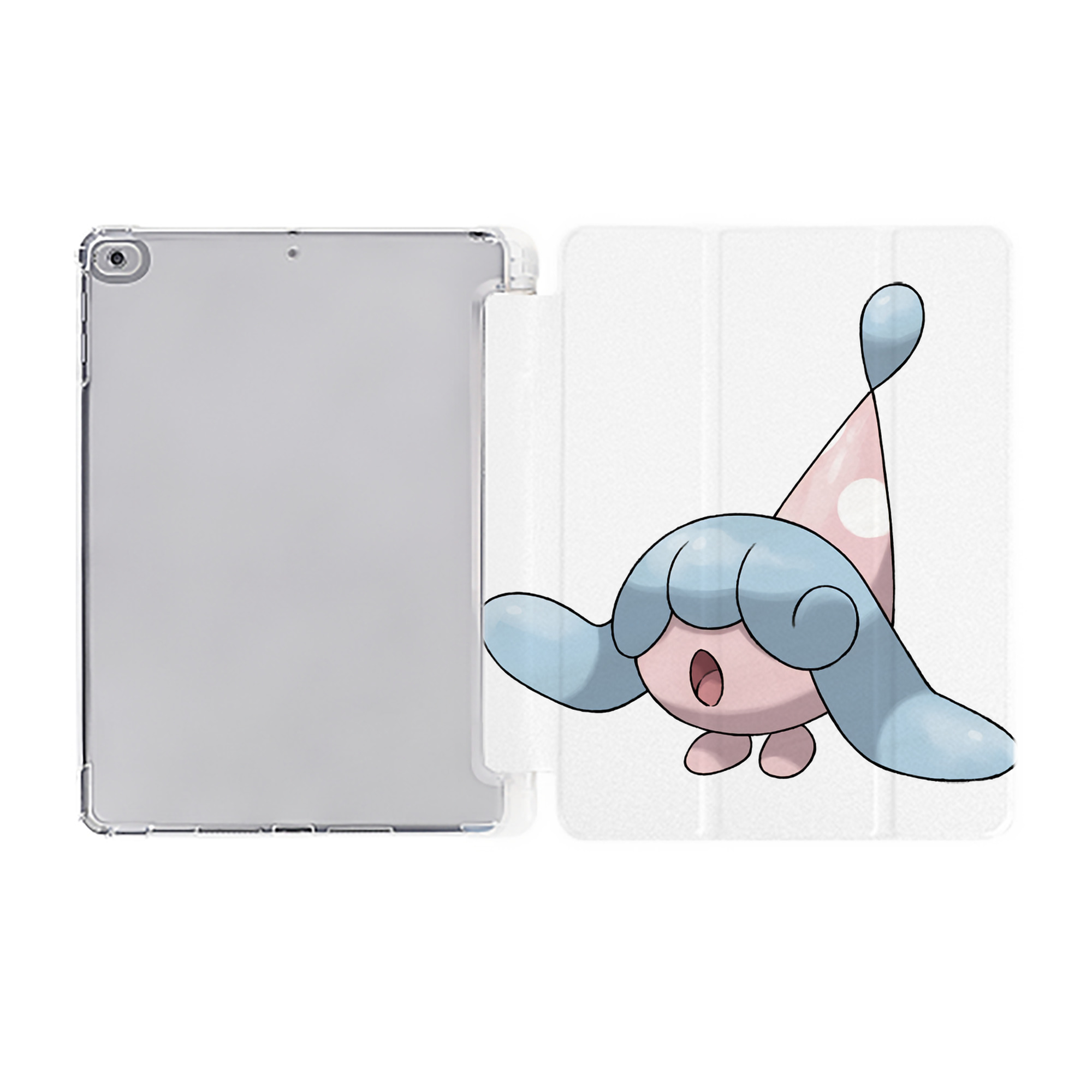 （画像用） ポケットモンスター Pokémon IPad ケース ペン収納付き 三つ折りスタンド PUレザー×シリコン 対応機種9.5/10.5/10.9インチ